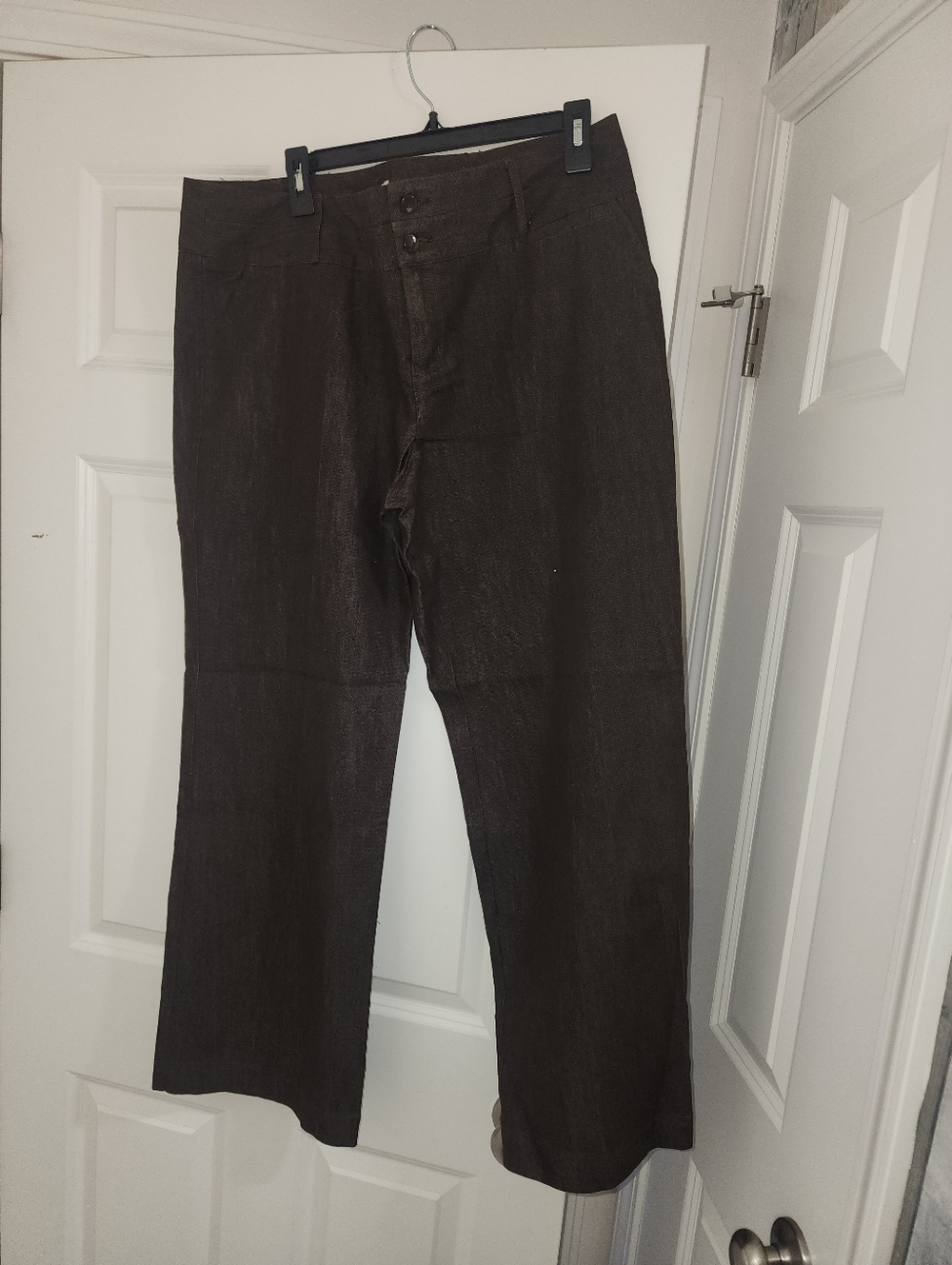 Cato Women's Dark Brown Dress Pants - Straight Leg
